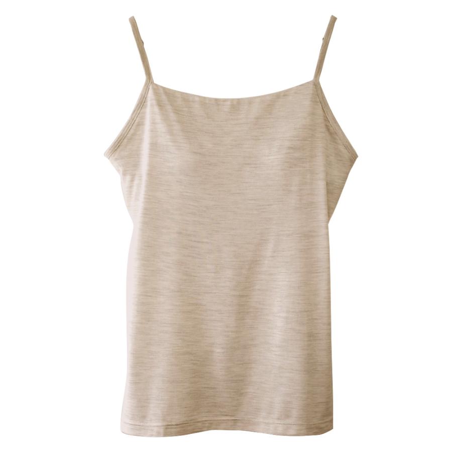 シルク100％ ソフトジャージー カップ付き キャミソール 日本製 ウォッシャブル加工 ゆるラク レディース ホワイト ベージュ ネイビー ブラック M/L |  | 13