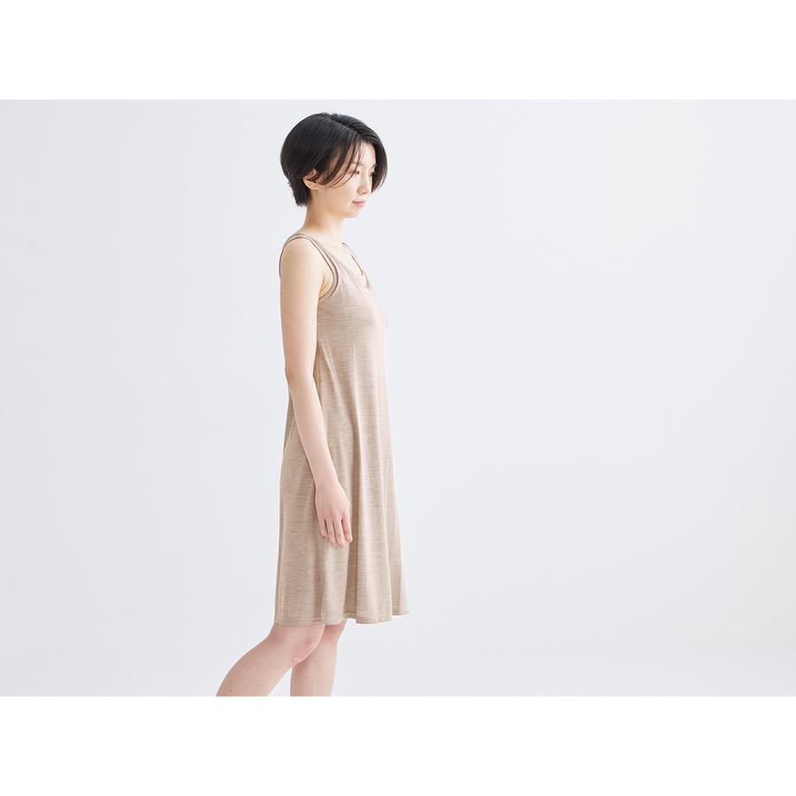 【es-8659】 シルク100％ ソフトジャージー カップ付き タンクスリップ ゆるラク 日本製 ウォッシャブル加工 レディース 薄紅 亜麻色 錫色 紺色 M/L |  | 01