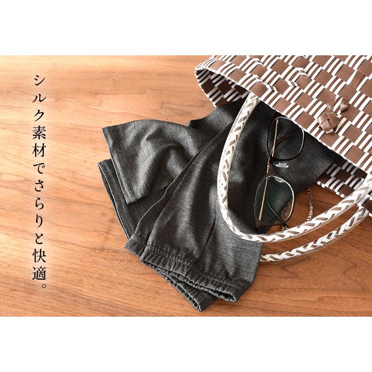 シルク100％ ジャージー UVカット アームカバー 日本製 指通し付き レディース グレー ネイビー |  | 01