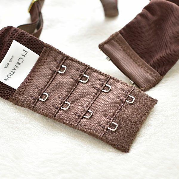 豪華版 シルク ブラジャー お試し福袋 レディース ワイヤーなしでも驚きの谷間 ブラウン |  | 14