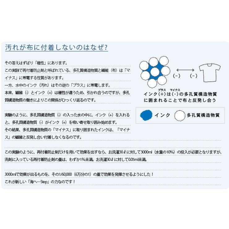 海へ Step 詰替用 450ml 洗濯洗剤 すすぎ0回 おしゃれ着洗い 液体洗剤 エコ洗剤 敏感肌用 ベビー用 部屋干し ドライマーク 柔軟剤不要 低温地域対応 硬水対応 Ga シルク専門店イーズクリエーション 通販 Yahoo ショッピング