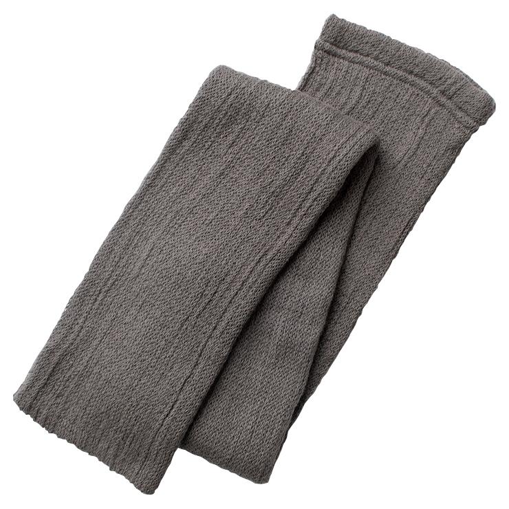 一部予約】ふわふわ 起毛シルク レッグウォーマー ロング 日本製