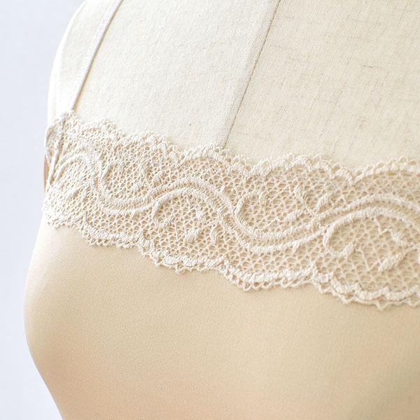 es-1052 シルクスムース 汗取りパッド付き キャミソール 日本製 レディース 身生地シルク100％ オフホワイト白 ベージュ |  | 07