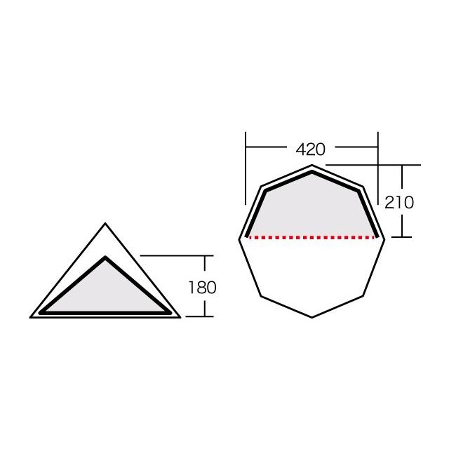 新品未使用品 ピルツ9 フルインナー インナーテント 3534 純正品 テント備品 ピルツ9フルインナー CAMPAL JAPAN 小川キャンパル
