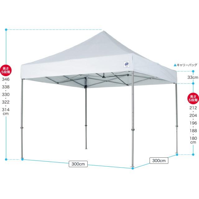 E-Z UPドーム ワンタッチタープテント 2.9 m × 2.9 m E-Z UP（イージーアップ）ビスタ (2.9×2.9m) DMJ29-24 イージー