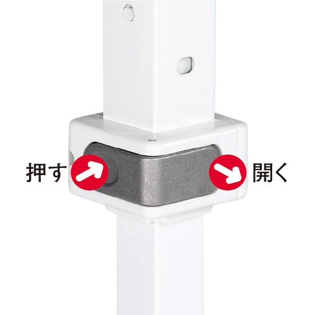 テント ワンタッチ タープテント 3m×3m EZ-UP DELUXE DX30 スチール製フレーム 送料無料 頑丈プロ向け 簡単設置 日除け 日よけ | イージーアップ・テント | 03