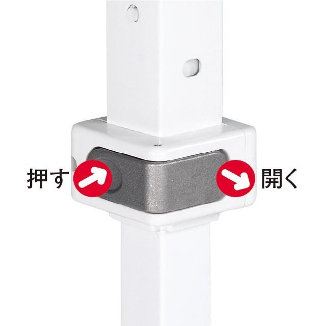 テント ワンタッチ タープテント 3m×4.5m EZ-UP DELUXE DXA45 アルミ製軽量フレーム 送料無料 頑丈プロ向け 簡単設置  日除け 日よけ | イージーアップ・テント | 03