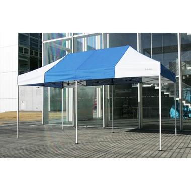 イベントテント アルミ・スチール複合 2.4m×4.8m かんたんてんと3 KA/5W ワンタッチテント タープテント 簡単設営 日除け 日よけ | さくらコーポレーション | 01