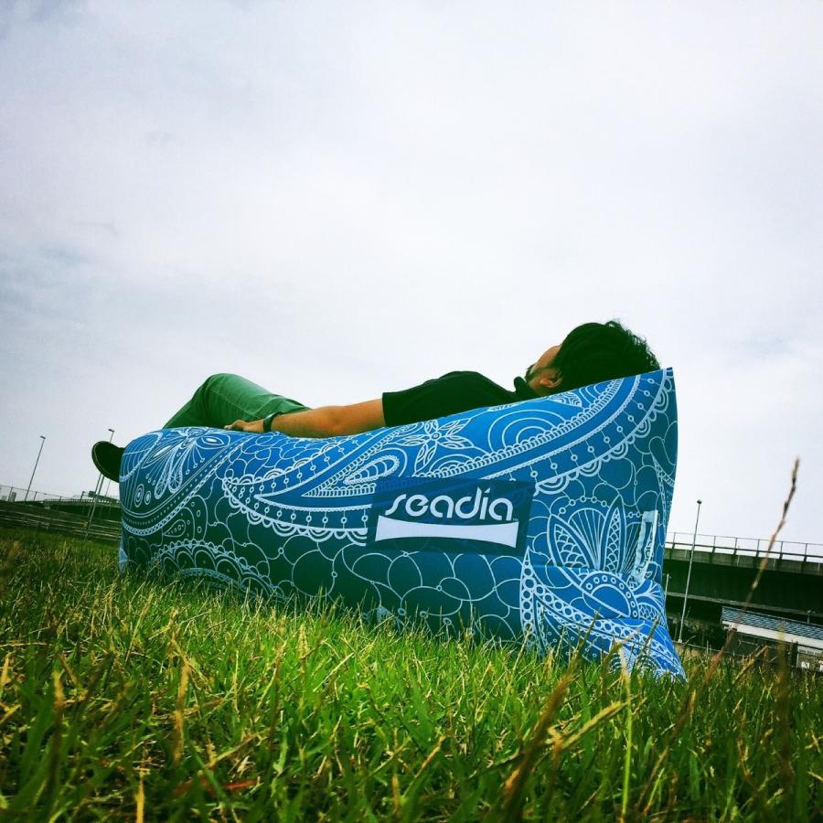 seadia Patterned エアーソファー エアーマット エアーベッド ビーチ アウトドア フェス キャンプ 防災 日本国内製造 |  | 05