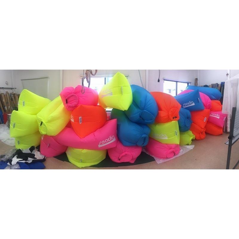 エアーソファー seadia 新色 ブルー ライムグリーン エアーベッド 日本製 エアーマット ビーチ アウトドア フェス キャンプ |  | 05