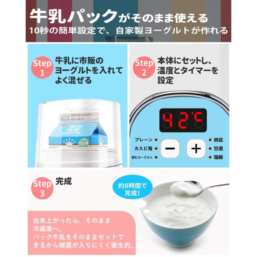 ヨーグルトメーカー Keenstone 発酵食メーカー 飲むヨーグルト 温度調整可能 牛乳パック対応 R1ヨーグルト 甘酒 カスピ海 ギリシ 清水オンラインyahoo 店 通販 Yahoo ショッピング
