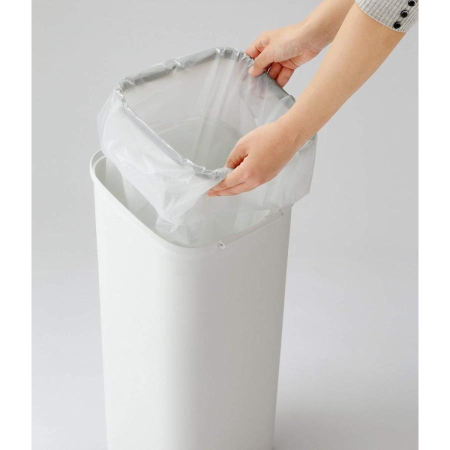 【超ポイントバック祭】 スタンドダストボックス3P smooth ゴミ箱 リス スリム ホワイト 20L×3 ゴミ箱、ダストボックス