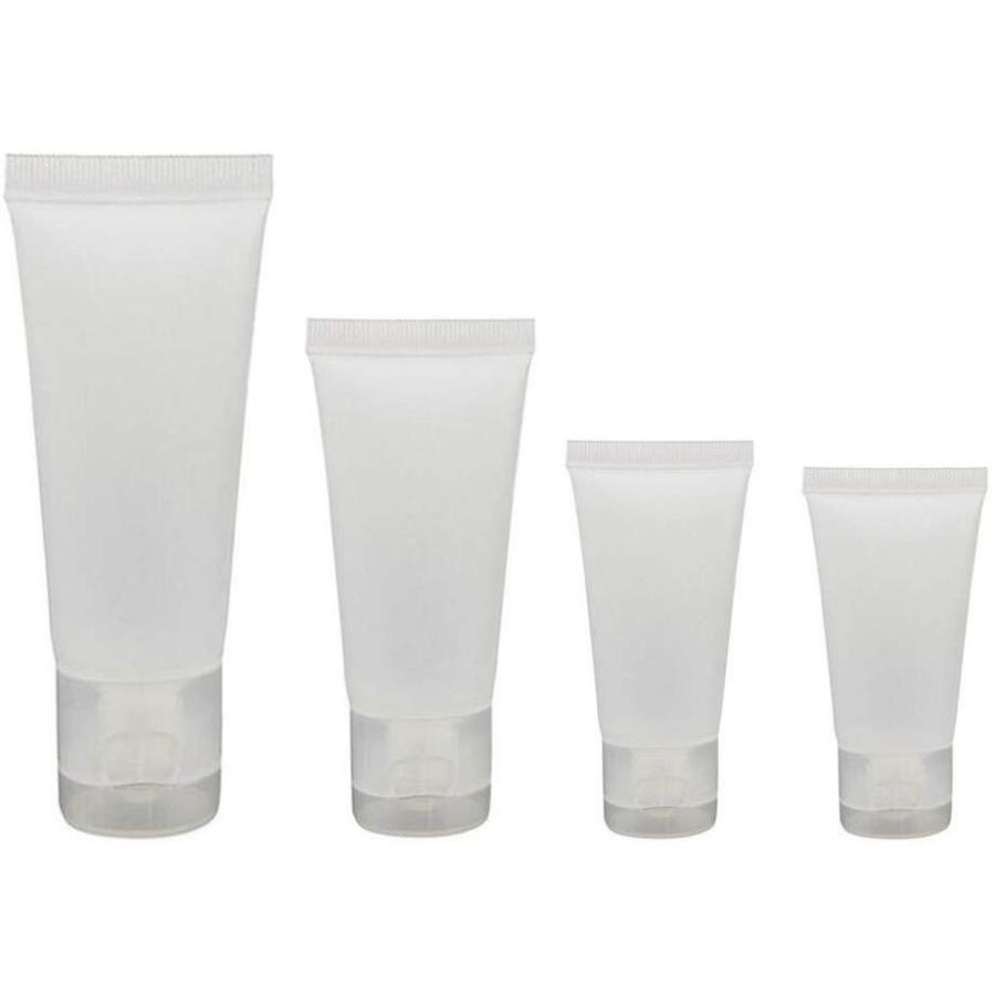 安価 快適グッズ 旅行小物 個15ml 30ml 50ml 100ml空の詰め替え半透明の曇りのあるプラスチックトラベル化粧品メイクアップ軟質の チューブ容器ボトルフ Www Threeriversofs Com