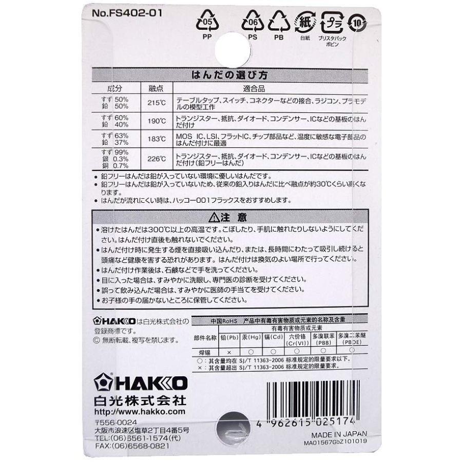 新作続 白光 Hakko 巻はんだ 150g 直径0 6mm Fs402 01 Jdevoto Cl