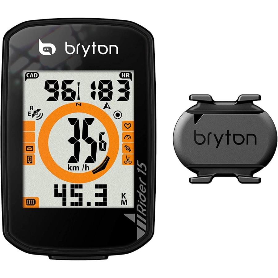 海外最新 Bryton ブライトン Gpsサイクルコンピューター Rider15c ケイデンスセンサー付 ブラック 超特価激安 Aleefsurgical Com