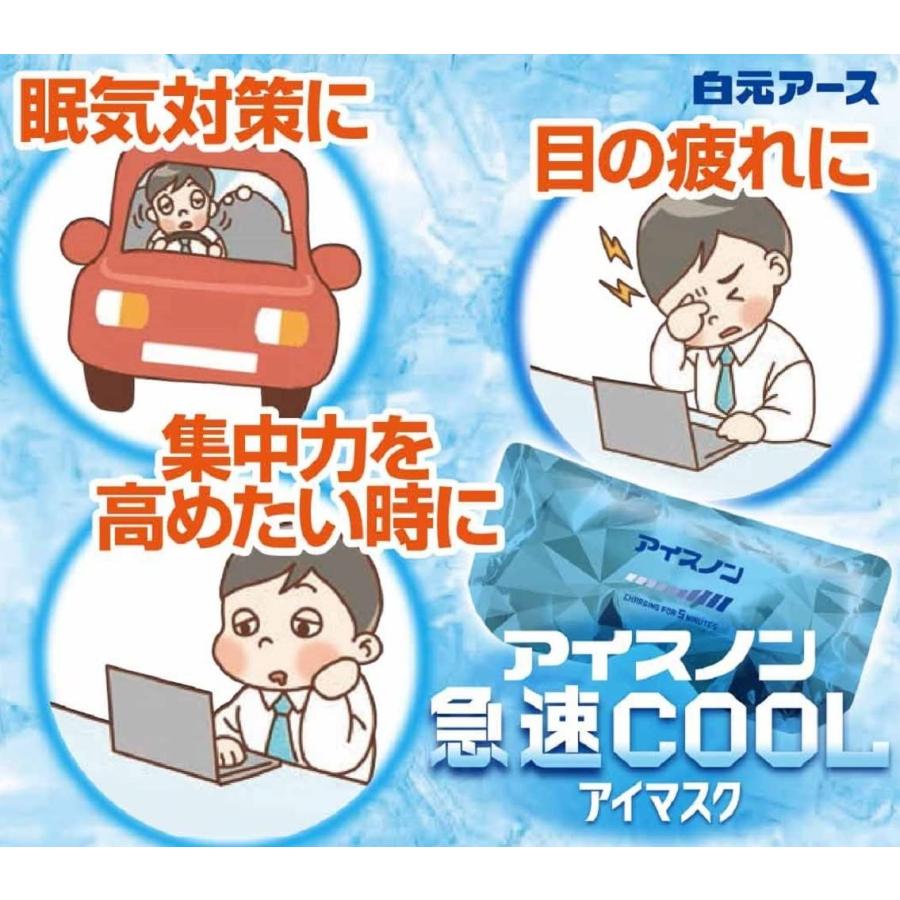 高品質新品 ドライブ 仕事の間の眠気覚ましに アイスノン 急速 Cool アイマスク