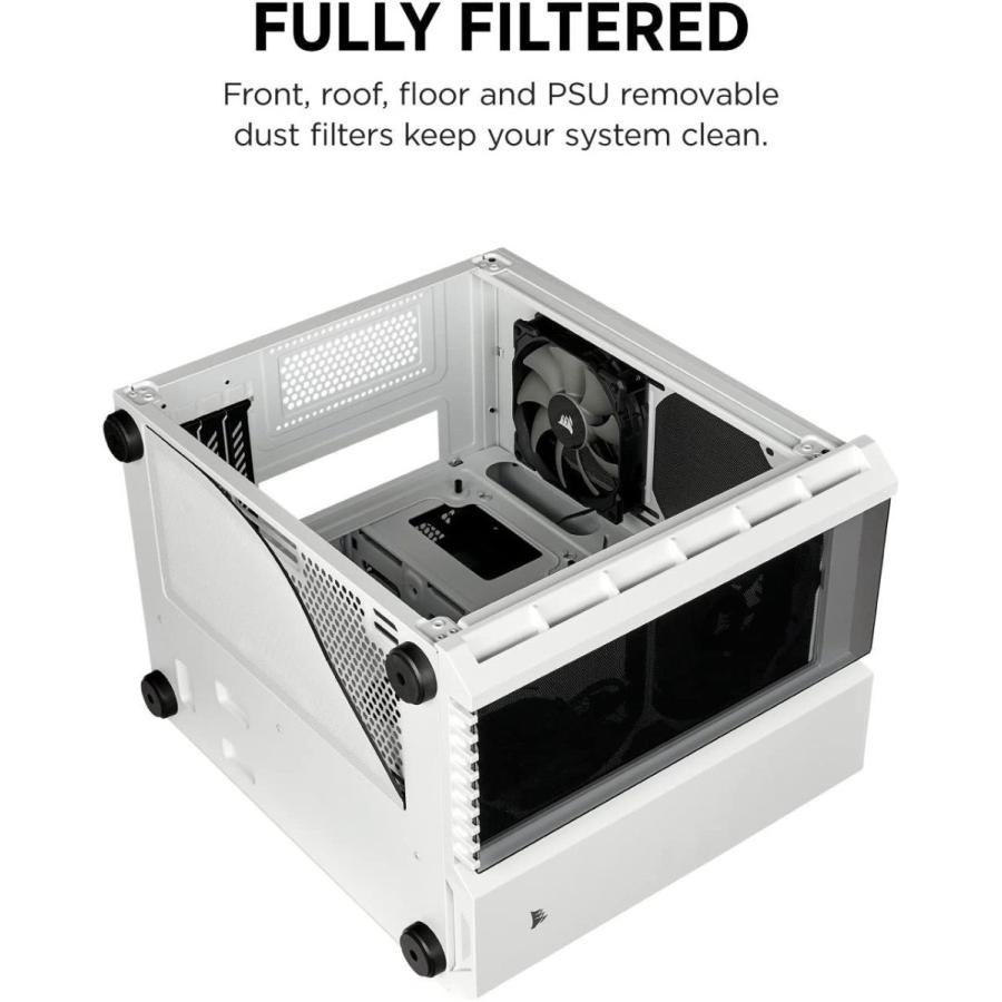 100 の保証 Corsair Crystal 280x White キューブ型pcケース Cs7302 Cc Ww 最適な材料 Kuljic Com
