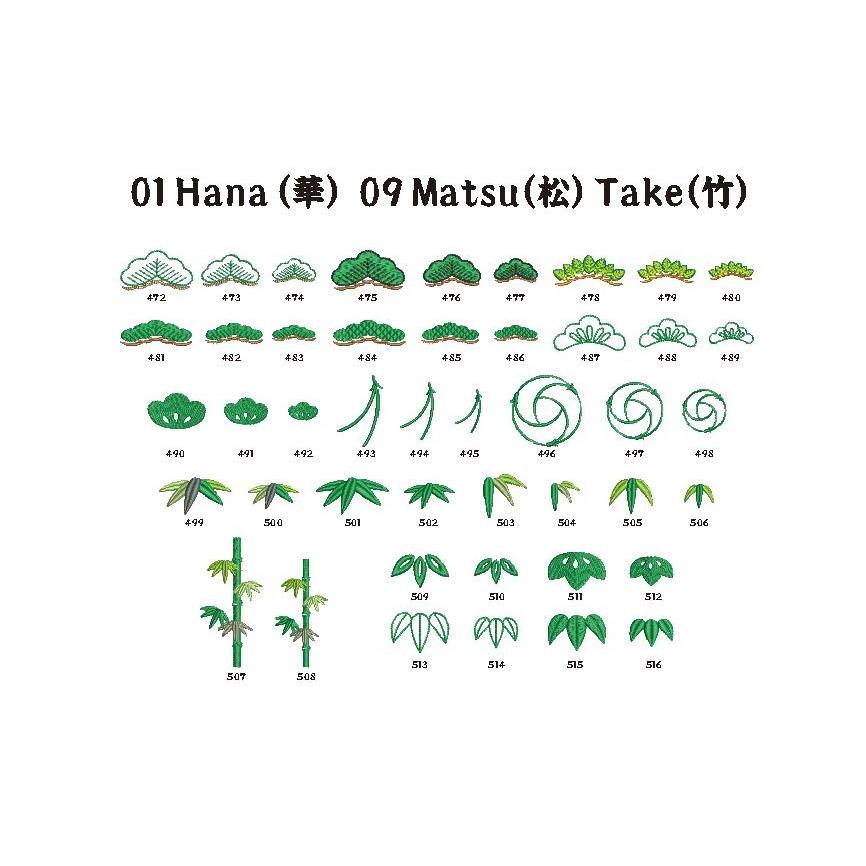 和柄刺繍CD 『Japanese Embroidery motifs 』グリーン表紙 |  | 10