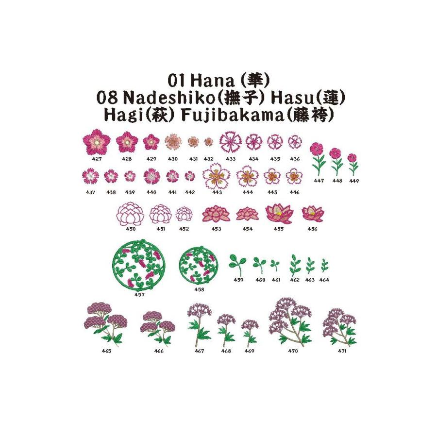 和柄刺繍CD 『Japanese Embroidery motifs 』グリーン表紙 |  | 09