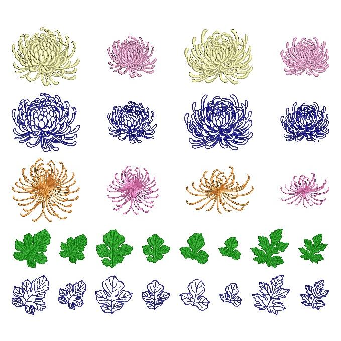 『日本の伝統刺繍モチーフ集』ブルー表紙　(Japanese traditional embroidery motifs) |  | 11