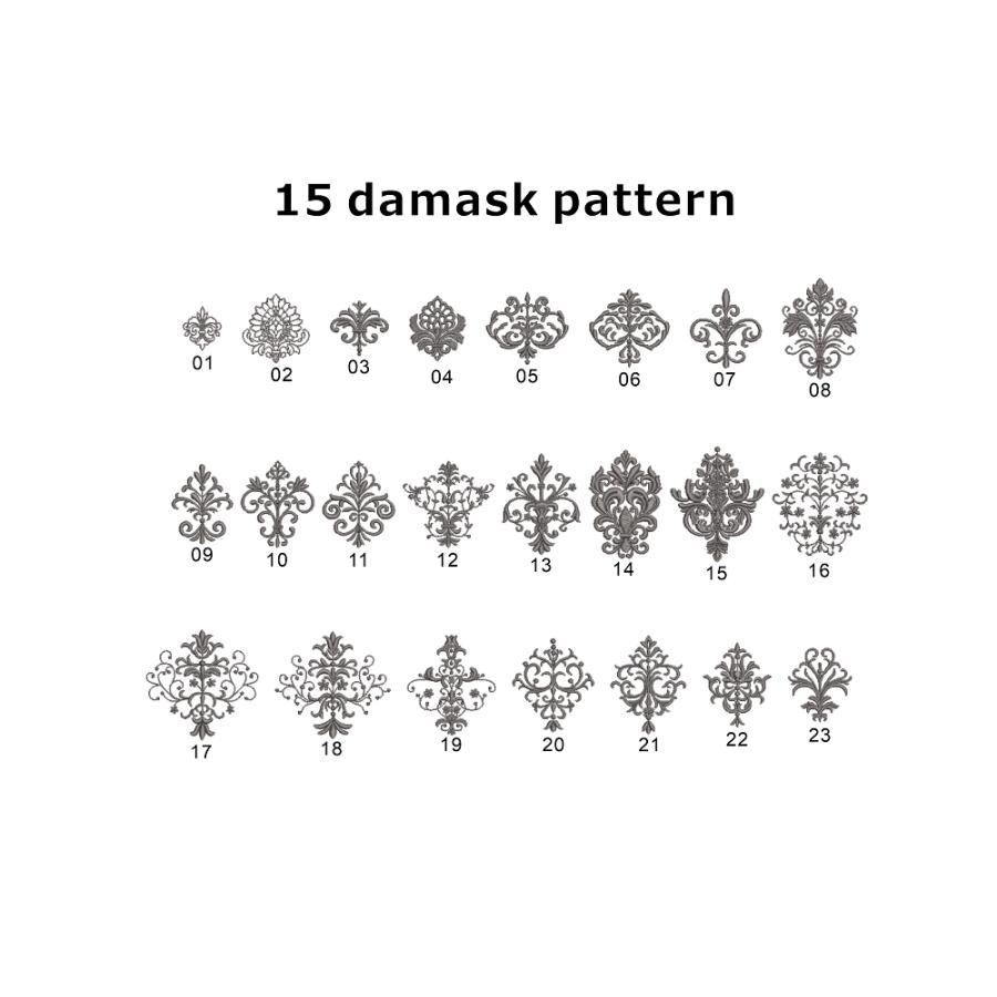 エレガントモチーフデザイン集  イエロー表紙　(Elegant Embroidery motifs) |  | 13