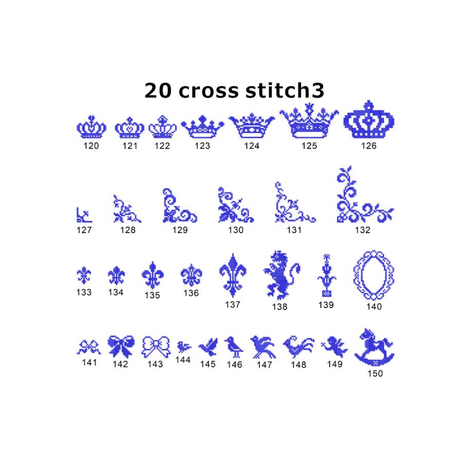 エレガントモチーフデザイン集  イエロー表紙　(Elegant Embroidery motifs) |  | 18