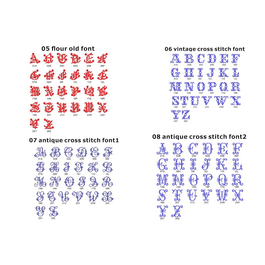 エレガントモチーフデザイン集  イエロー表紙　(Elegant Embroidery motifs) |  | 06