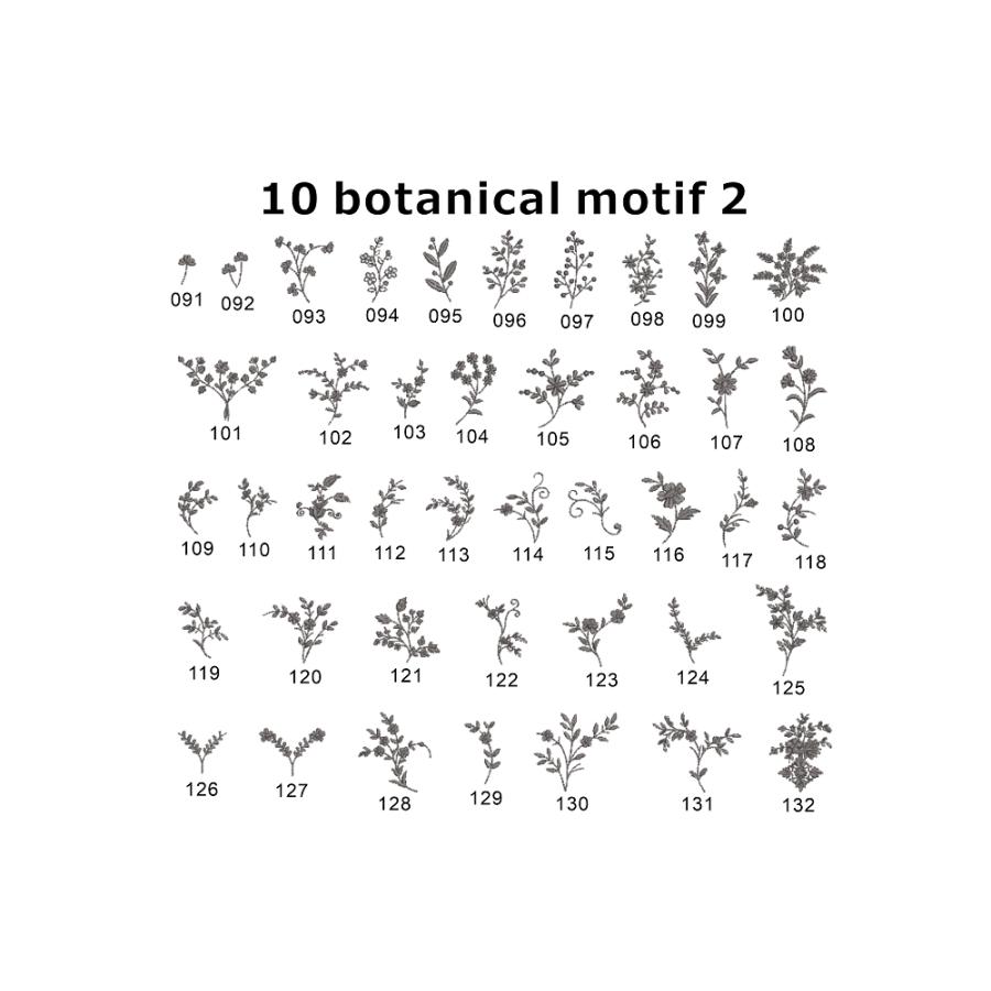 エレガントモチーフデザイン集  イエロー表紙　(Elegant Embroidery motifs) |  | 08