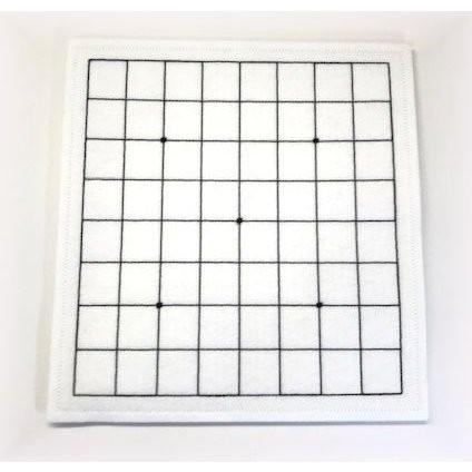 魔法のフェルト碁盤 9路盤 白色 Gobanshiro E刺繍工房 通販 Yahoo ショッピング