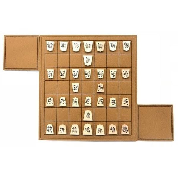 フェルト製禽将棋盤(7×7升) (茶色)