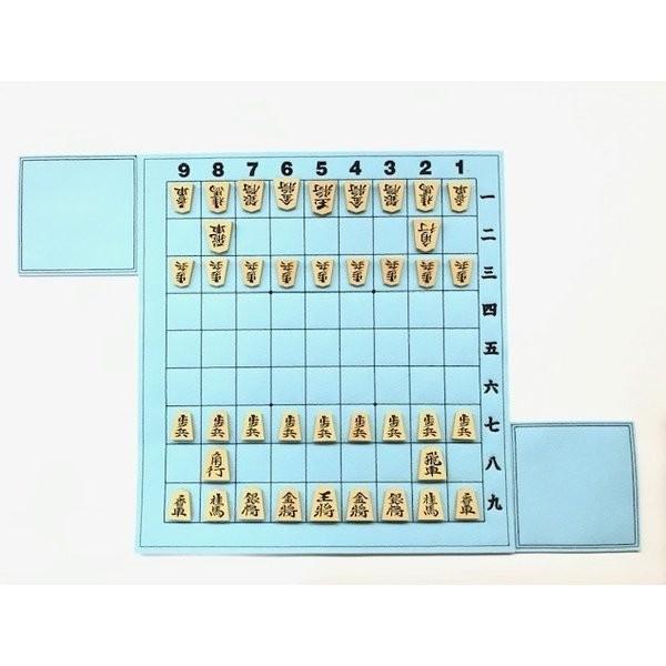 フェルト製 数字入り将棋盤 (水色) : Eー刺繍工房 - 通販 - Yahoo