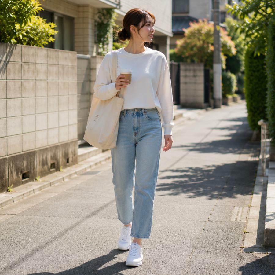 靴 WHITE MUSUK 男女兼用 ホワイトスニーカー 白運動靴 通学靴 校内履き 制服靴