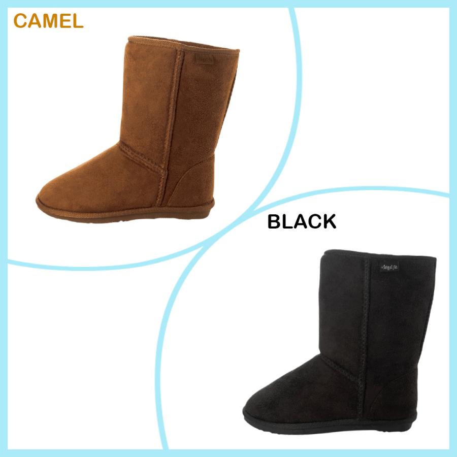 特価・型崩れ有りB品】レディース スエード調 ムートンブーツ ロング丈