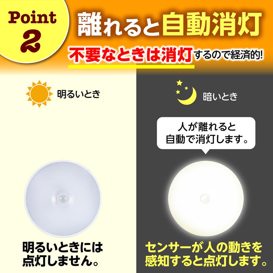 在庫限り 人感センサーライト センサーライト 室内  ナイトライト ledセンサーライト 充電式センサーライト 充電式 led 玄関 フットライト 足元灯 usb 2個セット |  | 06