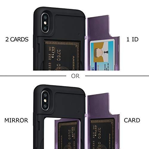 Toru Cx Pro Iphone Xs ケース カード 紫の収納背面 3枚 カード入れ カバ ミラー付き アイフォンxs アイフォンx 用 Bad8661 Eshop Smart Market 通販 Yahoo ショッピング