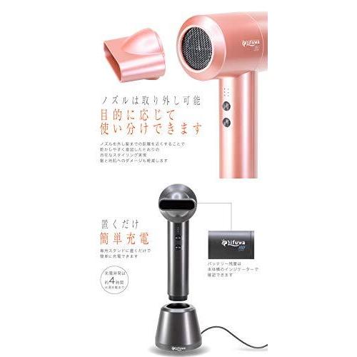 Funks Lifuwa コードレス ドライヤー 充電式 温風 熱風 ワイヤレス ヘアセット 髪 リフワ Qux Eshop Smart Market 通販 Yahoo ショッピング