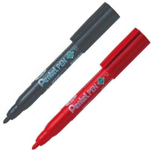 ぺんてる 油性ペン ぺんてるペン 丸芯中字 ENN50 インク全2色 1 ぺんてる 油性ペン ぺんてるペン 丸芯中字 ENN50 インク全2色 1
