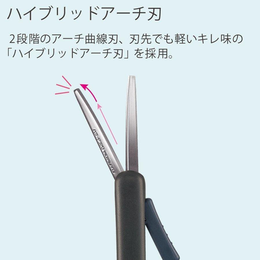 サクサ コクヨ 携帯ハサミ サクサポシェ グルーレス刃 ハサ-P320D 黒 1