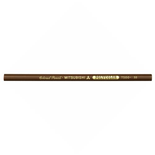 三菱鉛筆 【取寄】色鉛筆 ポリカラー 7500 K750030 くちば色 1箱 三菱鉛筆 【取寄】色鉛筆 ポリカラー 7500 K750030 くちば色 1箱