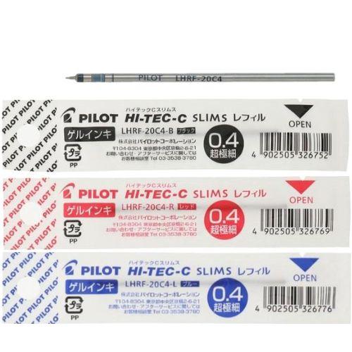 PILOT（パイロット） ゲルインキボールペン替芯 0.4mm LHRF-20C4 全3色