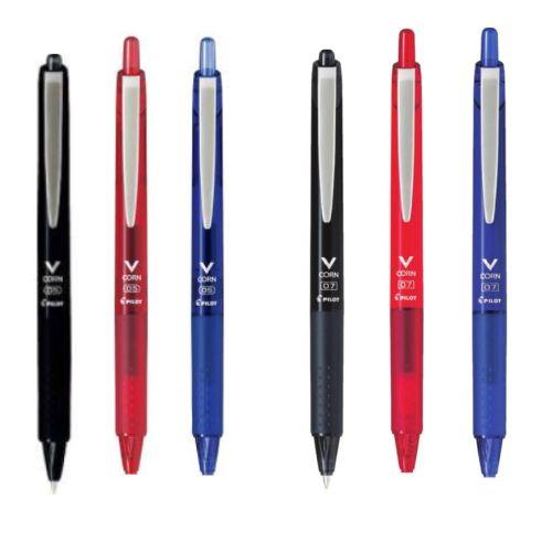 Vコーン パイロット ゲルインクボールペン Vコーンノック LVKN-15 0.5