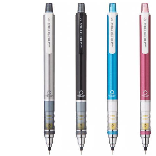 完売❗️クルトガ&3色ボールペン&シャーペンセット 三菱鉛筆(uni) シャープペン クルトガハイグレード 0.3mm ブルー