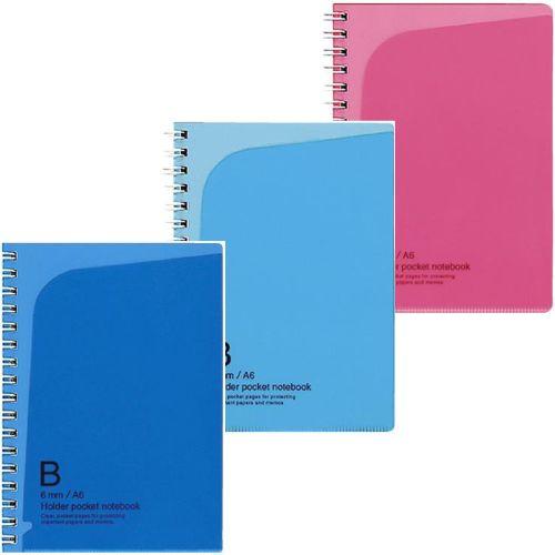 KOKUYO コクヨ ポケットノート ホルダータイプ ノ-470 A6 表紙色全3色