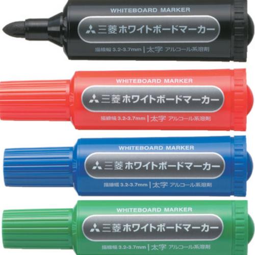 三菱鉛筆 ホワイトボードマーカー 太字 PWB-7MN インク全4色 1本 三菱鉛筆 ホワイトボードマーカー 太字 PWB-7MN インク全4色 1本