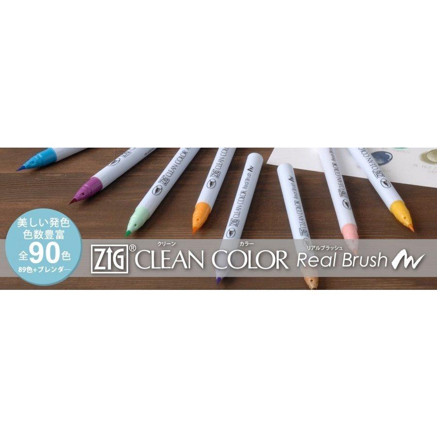 呉竹 ZIG クリーンカラーリアルブラッシュ RB-6000AT/90V 90色セット 1