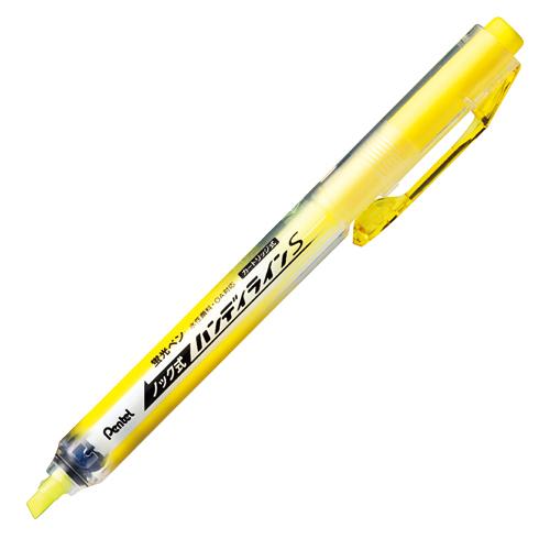 ぺんてる（Pentel） ノック式蛍光ペン 蛍光ハンディラインS SXNS15-G