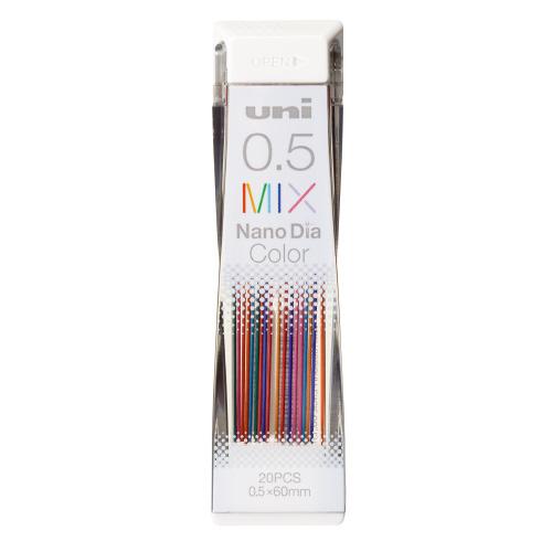 三菱鉛筆 シャープペン ユニナノダイヤ カラー芯 ミックス 0 5mm U052ndcmix 予約販売