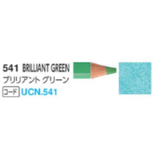 三菱鉛筆 【取寄】ユニカラー 色鉛筆 UCN541 ブリリアントグリーン 1箱6本｜eshop-yoshidaya｜02