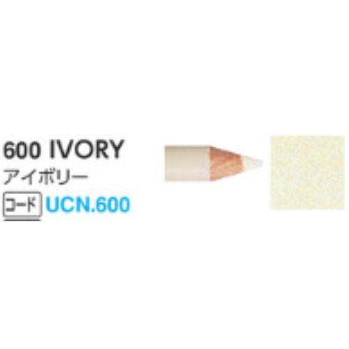 三菱鉛筆 【取寄】ユニカラー 色鉛筆 UCN600 アイボリー 1箱6本｜eshop-yoshidaya｜02