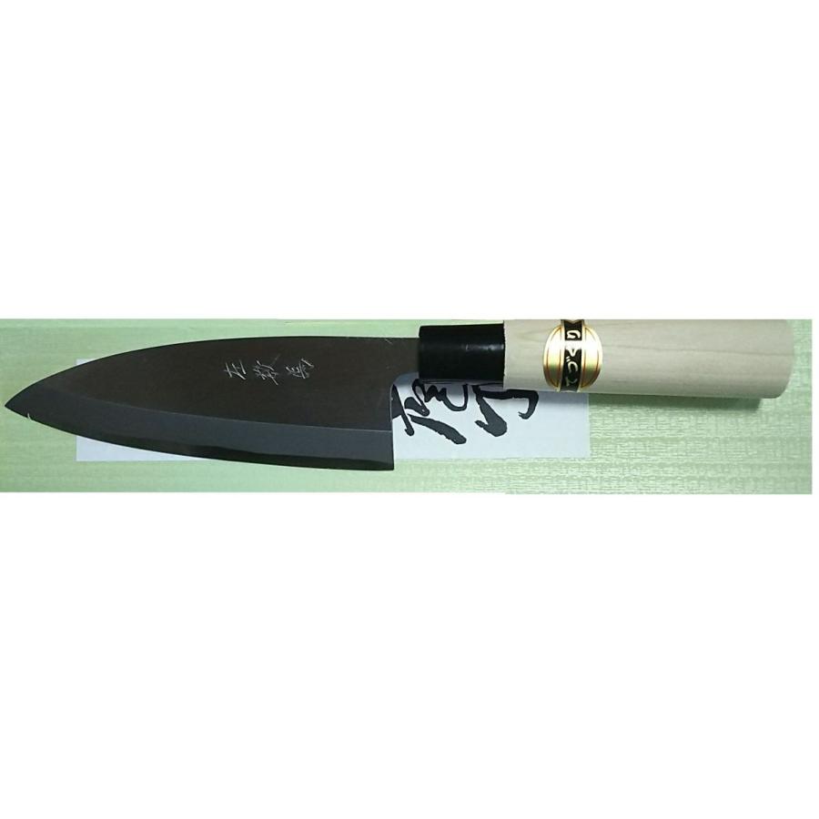 越前打刃物 左数馬銘　手づくり 出刃包丁 135mm 左利き用
